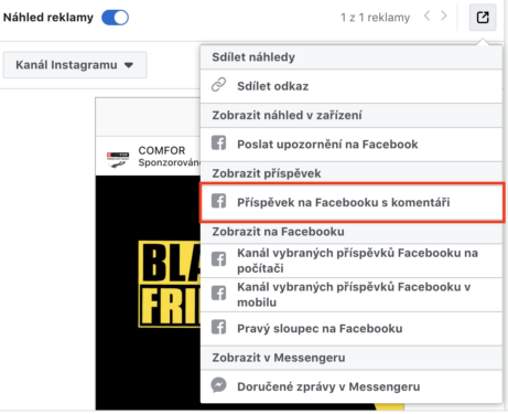 Sjednoťte interakce sad reklam