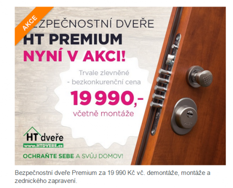 Akce HT Dveře