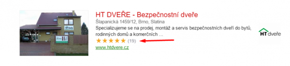Velký počet hodnocení ukáže, že máte hodně spokojených zákazníků