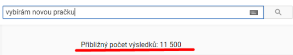 Příklad dotazu