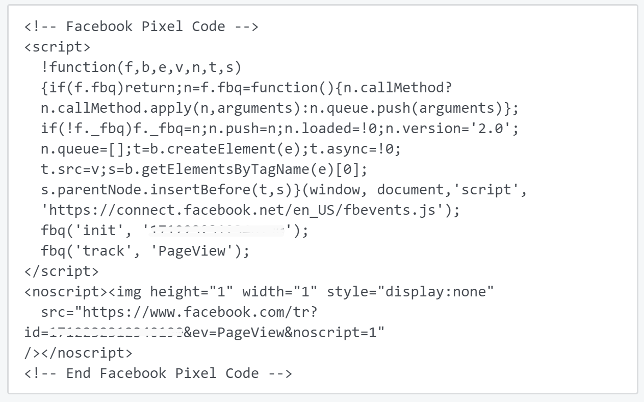 Facebook Pixel
